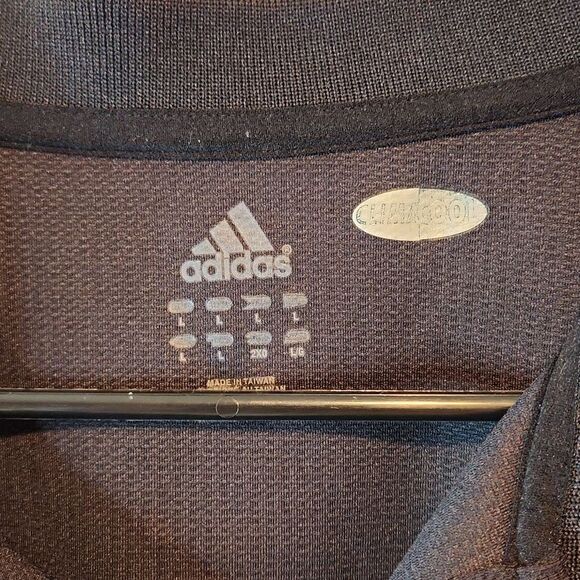 Adidas Climacool NCAA Cincinnati Bearcats Polo Shirt Men's Size Large Black EUC - Picture 5 of 10